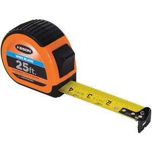 KESON PG181025WIDEV Tape Measure 1-3/16 Inch x 25 Feet Orange/black | AB6WTN 22N872