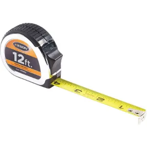 KESON PG1812 Tape Measure 5/8 Inch x 12 Feet Chrome/black | AB6WTC 22N860