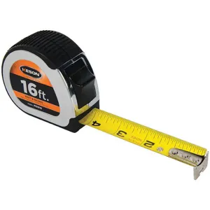 KESON PG1816 Tape Measure 1 Inch x 16 Feet Chrome/black | AB6WTD 22N861