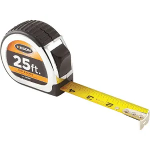 KESON PG1825 Tape Measure 1 Inch x 25 Feet Chrome/black | AB6WTE 22N862