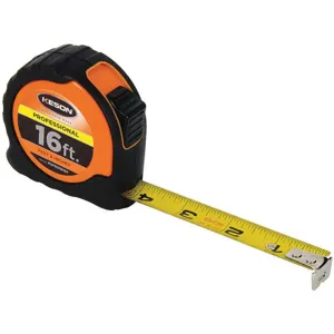 KESON PGPRO1816V Tape Measure 1 Inch x 16 Feet Orange/black | AB6WTY 22N881