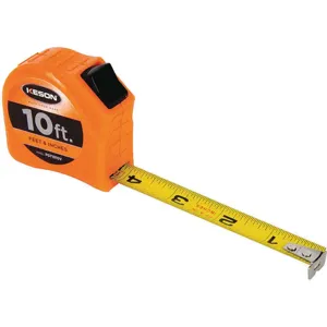 KESON PGT1810V Tape Measure 5/8 Inch x 10 Feet Orange In/ft | AB6WUE 22N887