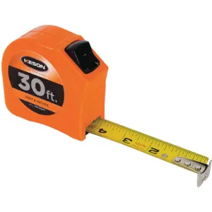 KESON PGT1830V Tape Measure 1 Inch x 30 Feet Orange In./ft. | AB6WUJ 22N891