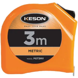 KESON PGT3MV Tape Measure Closed 16mm x 3m Orange | AB7FNZ 22UY55