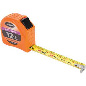 KESON PGTFD12V Tape Measure 5/8 Inch x 12 Feet Orange In/ft | AB6WUP 22N896