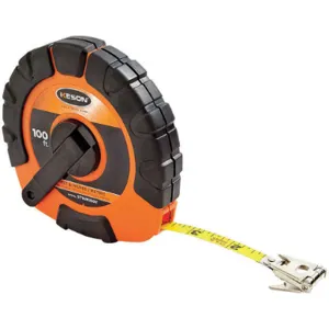 KESON ST18M100Y Tape Measure 3/8 Inch x 100 Ft/30m Orange | AF2RHJ 6XGP7