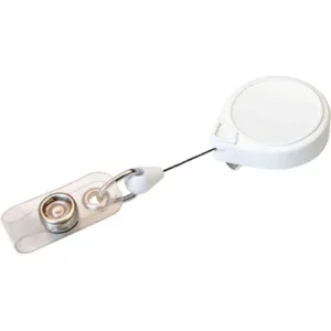 KEY-BAK 0056-005 White Minibak Id Standard Clip | AF2WWW 6YLL6