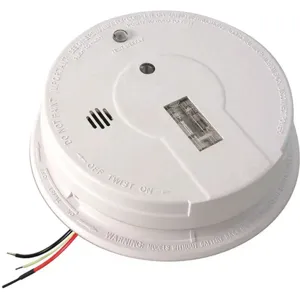 KIDDE i12080 Smoke Alarm Ionization 120vac 9v | AB4GDX 1XTG8