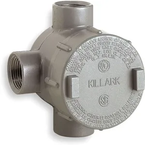 KILLARK GESTT-4M Conduit Outlet Body Iron 1-1/4 Inch | AH2PVK 2NVJ6