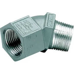 KILLARK MF-45-1MWW Male - Female 45 Degree Elbow Hazardous Location 1/2 Inch Iron | AF6FUT 10N059