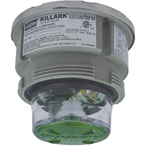 KILLARK NVSLCFG26G Hazardous Warning Light LED Green | AJ2HCX 4KGU2