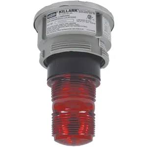 KILLARK NVSZMFG01R Hazardous Warning Light Xenon Red 120VAC | AJ2HCZ 4KGU4