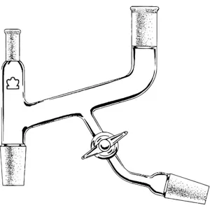 KIMBLE CHASE 164010-2440 Adapter Claisen Transparent 24/40 | AH2ELX 26CW92