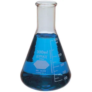 KIMBLE CHASE 26500-25 Erlenmeyer Flask 25mL Narrow Mouth PK48 | AH8KPB 38VK19