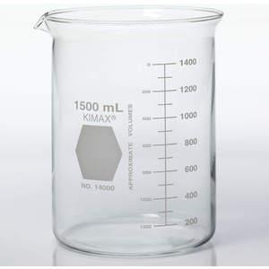 KIMBLE CHASE 14000-400 Beaker 400mL Glass 106mm Height PK48 | AH8KNN 38VK07