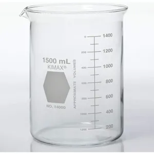 KIMBLE CHASE 14000-400 Beaker 400mL Glass 106mm Height PK48 | AH8KNN 38VK07