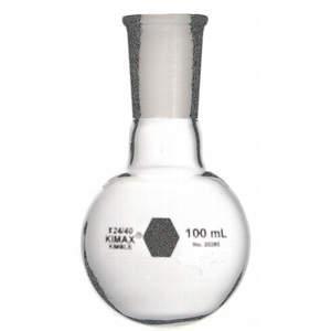 KIMBLE CHASE 25285-100 Round Bottom Flask 100mL Glass PK12 | AH2EQY 26CY92