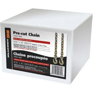 KINEDYNE 10038-25BXGRA Transport Chain 6600 Lb 25 Feet x 3/8 Inch | AB6YAF 22P606