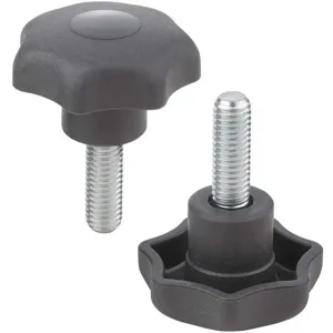 KIPP K0154.4A2X20 Star Knob 1/4-20 External 0.78 1.57 Stainless Steel Insert | AC9HCH 3GJN8