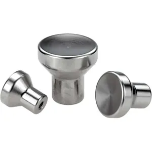 KIPP K0250.308 Stainless Steel Mushroom Knob M8 Natural Polished | AE9GWB 6JRZ1