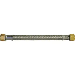 KISSLER & CO 88-4018 Water Heater Supply Line 3/4 x 3/4 18 Inch Length | AG2PQX 31XJ63