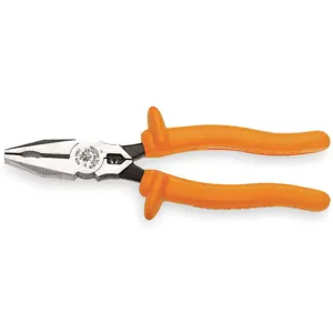 KLEIN TOOLS 12098-INS Insulated Linesman Pliers, 1.781 Inch Jaw Length | AB2NWK 1N043 / 70093-4