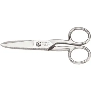 KLEIN TOOLS 2100-5 Electricians Scissor, Blade Length 1.875 Inch | AB9HWZ 2DFJ3 / 76400-4