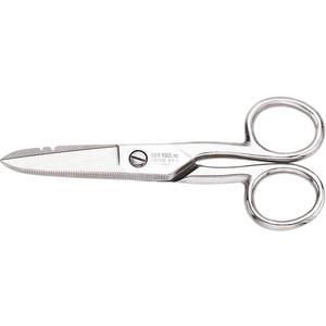 KLEIN TOOLS 2100-7 Electrician Scissor, Cutting Length 1.875 Inch, Nickel Plated | AB9JEA 2DGR9 / 76402-8