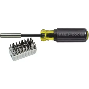 KLEIN TOOLS 32510 Screwdriver Set, Tamperproof, 32 Piece | AD2BLA 3MJA8 / 32510-6