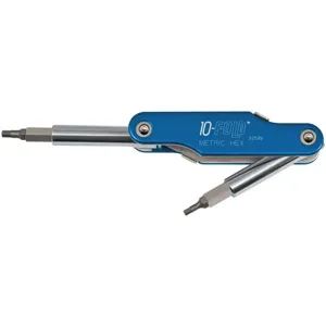 KLEIN TOOLS 32539 Multi Bit Screwdriver, 10 In 1, Metric Hex | AA7EHD 15W150 / 32539-7