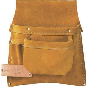 KLEIN TOOLS 42245 Tool Pouch, Right Hand, 5 Pockets, Size 11.5 x 10 Inch | AC6VRM 36L251 / 55096-6