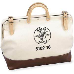KLEIN TOOLS 5102-16 Tool Bag, Size 16 x 6 x 14 Inch, 1 Pocket | AE4LQC 5LL47 / 55302-8