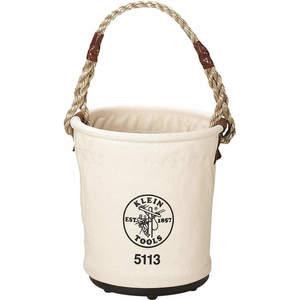 KLEIN TOOLS 5113S Tapered Bucket 13 H x 9 To 12 Inch D Canvas | AC6VPK 36K966 / 55512-1