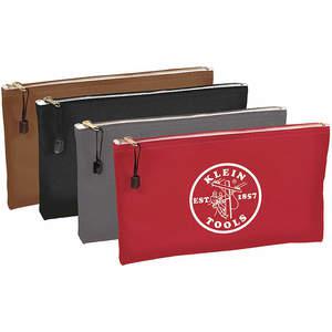 KLEIN TOOLS 5141 Zipper Bag Assortment, 12-1/2 x 7 Inch Size, Canvas, 4 Piece | AC6MCD 34E630 / 20011-3