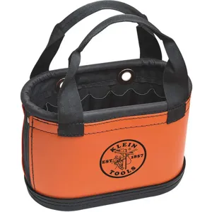 KLEIN TOOLS 5144HBS Tool Bucket Handle, 14 x 7 x 10 Inch Size, 15 Pockets, Orange | AC6MCL 34E637 / 62003-4