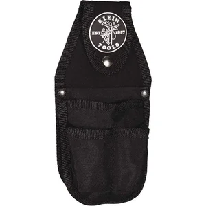 KLEIN TOOLS 5482 Tool Pouch, 4 Pockets, Size 5 x 2 x 9-7/8 Inch, Nylon Black | AC6MCC 34E629 / 55997-6