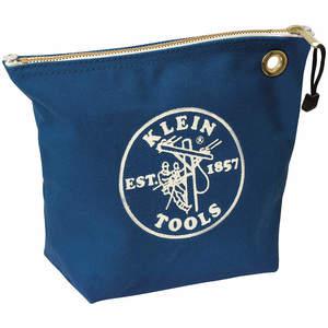 KLEIN TOOLS 5539BLU Zipper Bag, Size 10 x 3-1/2 x 8 Inch | AC6VTH 36L274 / 55261-8