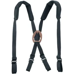 KLEIN TOOLS 5717 Suspenders, Adjustable, Universal, Black | AB9JCT 2DGJ4 / 55182-6