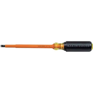 KLEIN TOOLS 602-7-INS Insulated Screwdriver, Slotted, Size 5/16 x 12-3/8 Inch | AD6RCL 49C228 / 85331-9