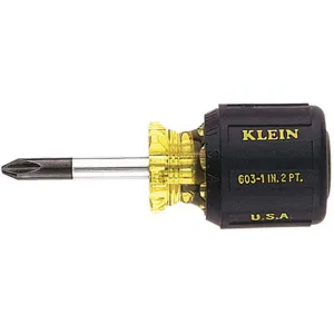 KLEIN TOOLS 603-1 Screwdriver Phillips, Cushion, Size #2 x 1-1/2 Inch | AB9JEY 2DGV5 / 85032-5