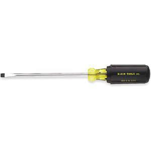 KLEIN TOOLS 605-6 Cabinet Screwdriver, Size 1/4 x 6 Inch, Plastic | AE4LQN 5LL58 / 85046-2