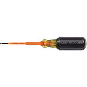 KLEIN TOOLS 607-3-INS Insulated Screwdriver, Slotted, Size 3/32 x 6-3/4 Inch | AG6WDE 49C224 / 32000-2