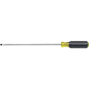 KLEIN TOOLS 608-8 Screwdriver, Slotted, Cushion, Size 1/8 x 8 Inch | AB9HZY 2DFY6 / 85469-9