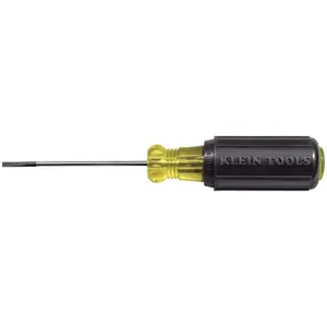 KLEIN TOOLS 612-4 Terminal Block Screwdriver, Slotted, Overall Length 7-3/4 Inch | AA7EHE 15W151 / 32226-6