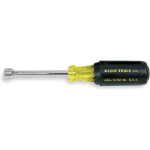 KLEIN TOOLS 630-11/32 Nut Driver, Size 11/32 Inch | AE4LQT 5LL62 / 65004-8