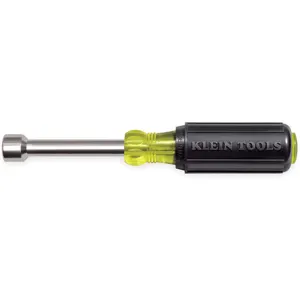 KLEIN TOOLS 630-1/2M Magnetic Nut Driver, Size 1/2 Inch, Length 7-5/16 Inch | AC3CHQ 2RKR2 / 65208-0