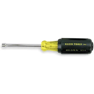 KLEIN TOOLS 630-3/16 Nut Driver, Hollow, Size 3/16 x 3 Inch | AE4LQU 5LL63 / 65001-7