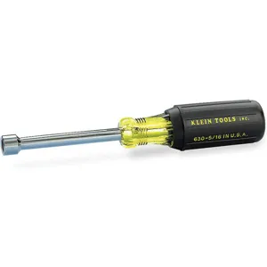 KLEIN TOOLS 630-5/16 Nut Driver, Hollow, Size 5/16 x 3 Inch | AE4LQW 5LL65 / 65003-1