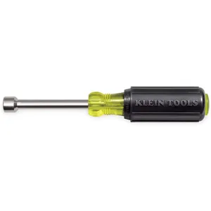 KLEIN TOOLS 630-7/16M Magnetic Nut Driver, Size 7/16 Inch, Length 7-5/16 Inch | AC3CHP 2RKR1 / 65207-3