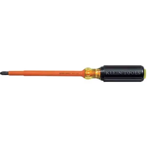 KLEIN TOOLS 633-7-INS Insulated Screwdriver, Phillips #3, Shank Length 12-3/8 Inch | AD6RCQ 49C232 / 85335-7